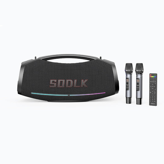 SODLK S1615 PRO - Sono - PMPO : 500-800W 45000mAh - 20h - HDMI - 2 micros - télécommande - 10kg - 2KHz-20KHz - Éclairage LED : RVB