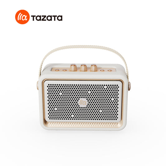 TAZATA HARMONY II - Haut-parleur de karaoké sans fil : ports micro et USB intégrés, bass boost, durée d'exécution 10H