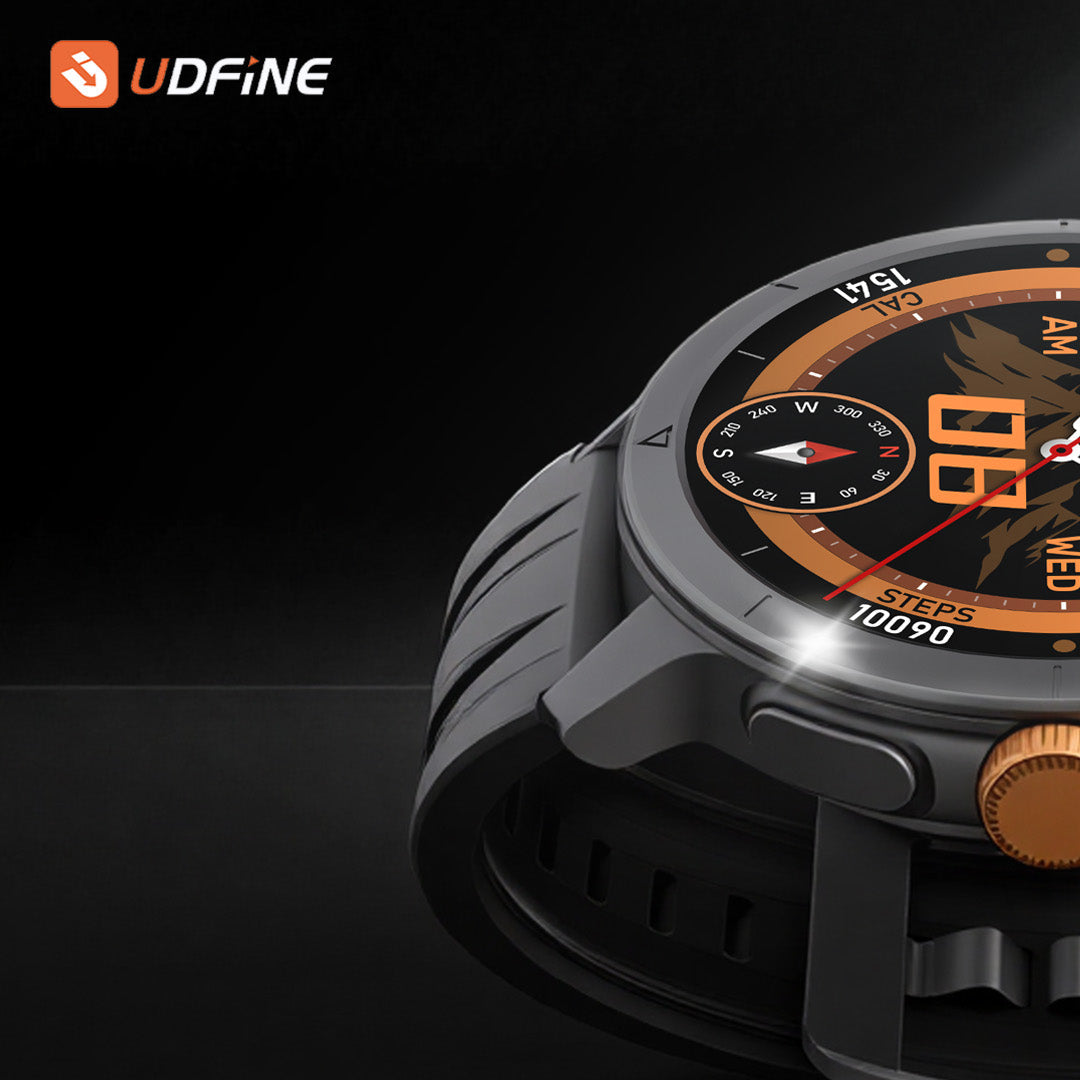 Udfine Montre connectée Power 2 - GPS intégré - Memoire interne 1 Go