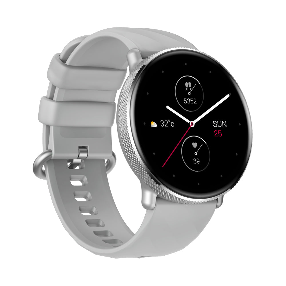 Zeblaze GTR 3 Pro - Montre connectée AMOLED 1,43" - 1000 nits - 14 jours - IP68-argent