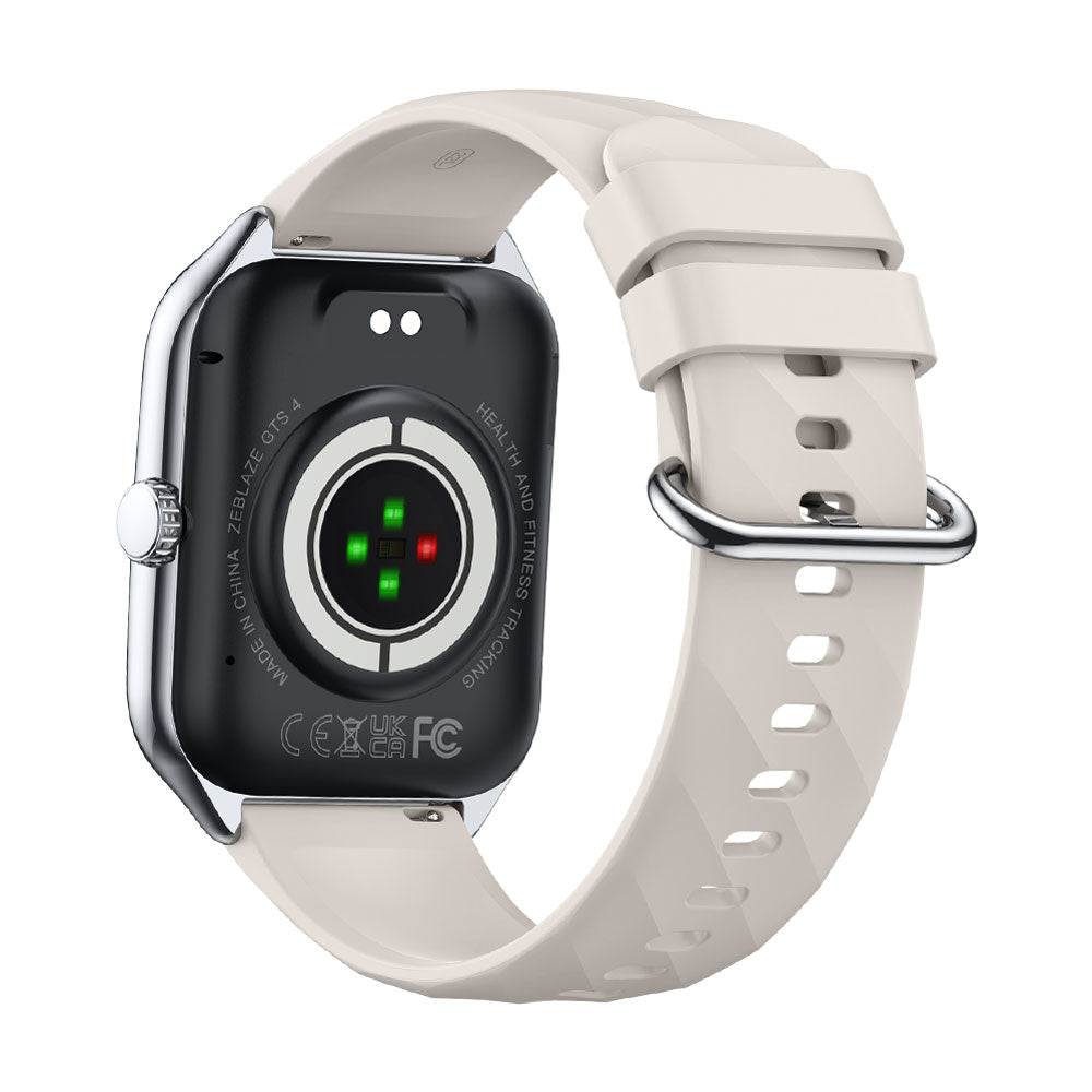 Zeblaze GTS4 - Montre intelligente - 14 jours d'autonomie - Charge magnétique - Ecran AMOLED - autonomie 14 jours - Capacité de la batterie 300 mAh - Largeur de bande environ 22 mm - Étanche IP68- couleur grise