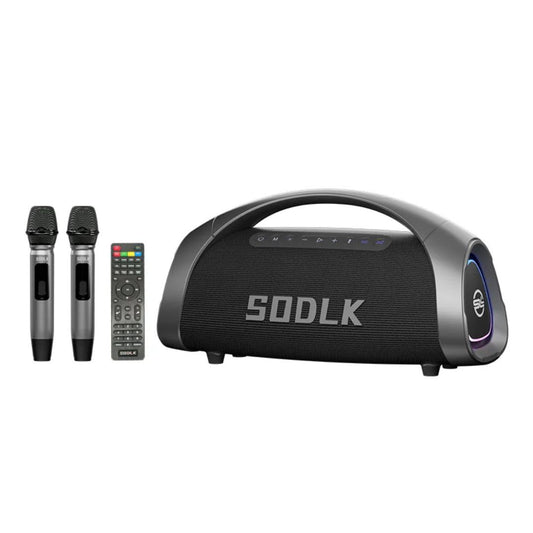 SODLK S1617 - Enceinte portable 320W RGB IPX6 - 10h - 2 micros - télécommande