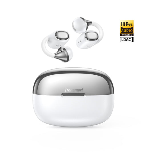 Tronsmart OpenFly Clip 2 - Écouteurs clip Hi-Res - 32h - écoute ambiante - appels clairs
