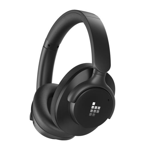 Tronsmart Sounfii Q20 + Housse- Suppression active du bruit 85 % - Coussinets d'oreille pivotants à 90° - 60 heures de lecture avec ANC désactivé - basses percutantes