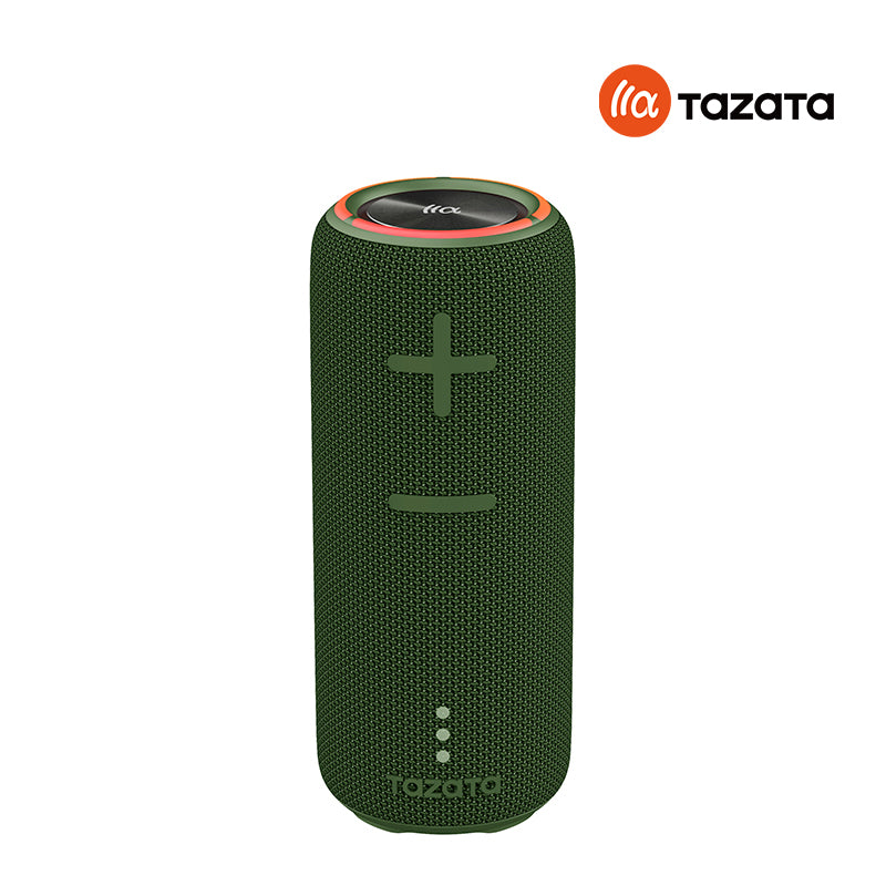 TAZATA FUN 300 - Lumières RVB Haut-parleur Bluetooth IPX7 Imperméable 2 * 6 W Puissant conducteur Radiateur passif