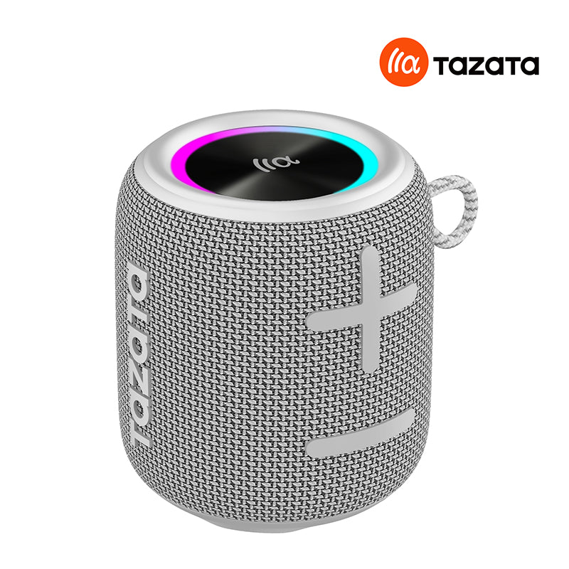 TAZATA FUN 50 - Petit haut-parleur Bluetooth étanche IPX7 avec autonomie étendue de 4 à 20 heures