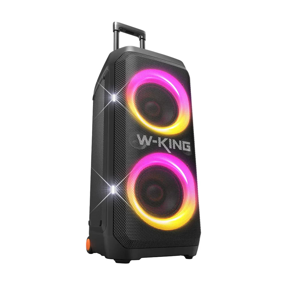 W-KING T12 Plus - 270 W (RMS) - 370 W (crête)RMS Enceinte Bluetooth puissante pour faire la fête avec caisson de basses (370W crête)