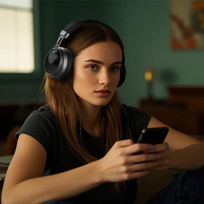 TAZATA BH02 - Casque sans fil Bluetooth 20 Hz-20 kHz Réponse en fréquence 35 heures Temps de lecture