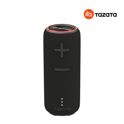 TAZATA FUN 300 - Lumières RVB Haut-parleur Bluetooth IPX7 Imperméable 2 * 6 W Puissant conducteur Radiateur passif