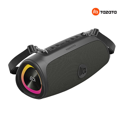 TAZATA BOOMBLAST MINI - Portable Sans Fil Party Stéréo avec TWS 1.5 KG et 7.4 V 3600 mAh Source d'alimentation