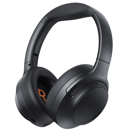 SOUNDPEATS Cove Pro Casque avec réduction de bruit active adaptative de 56 dB, 95 h d'autonomie et réduction de bruit active par IA à 7 microphones