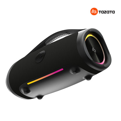 TAZATA BOOMBLAST MAX - Stéréo de fête sans fil étanche IPX7 avec une autonomie de 4 à 10 heures