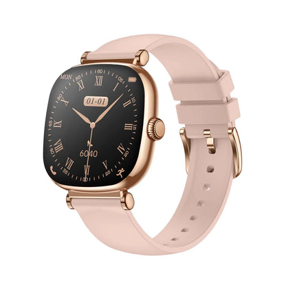 Udfine Montre connectée Luna- Plus de 100 modes sportifs  Résistance à l'eau IP68 - Écran AMOLED de 1,7 pouce avec affichage permanent (AOD) - Alertes d'appels et de messages Bluetooth -