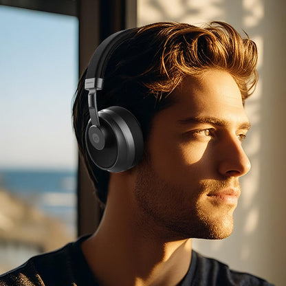 TAZATA BH02 - Casque sans fil Bluetooth 20 Hz-20 kHz Réponse en fréquence 35 heures Temps de lecture
