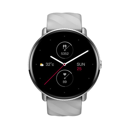 Zeblaze GTR 3 Pro - Montre connectée AMOLED 1,43" - 1000 nits - 14 jours - IP68-argent