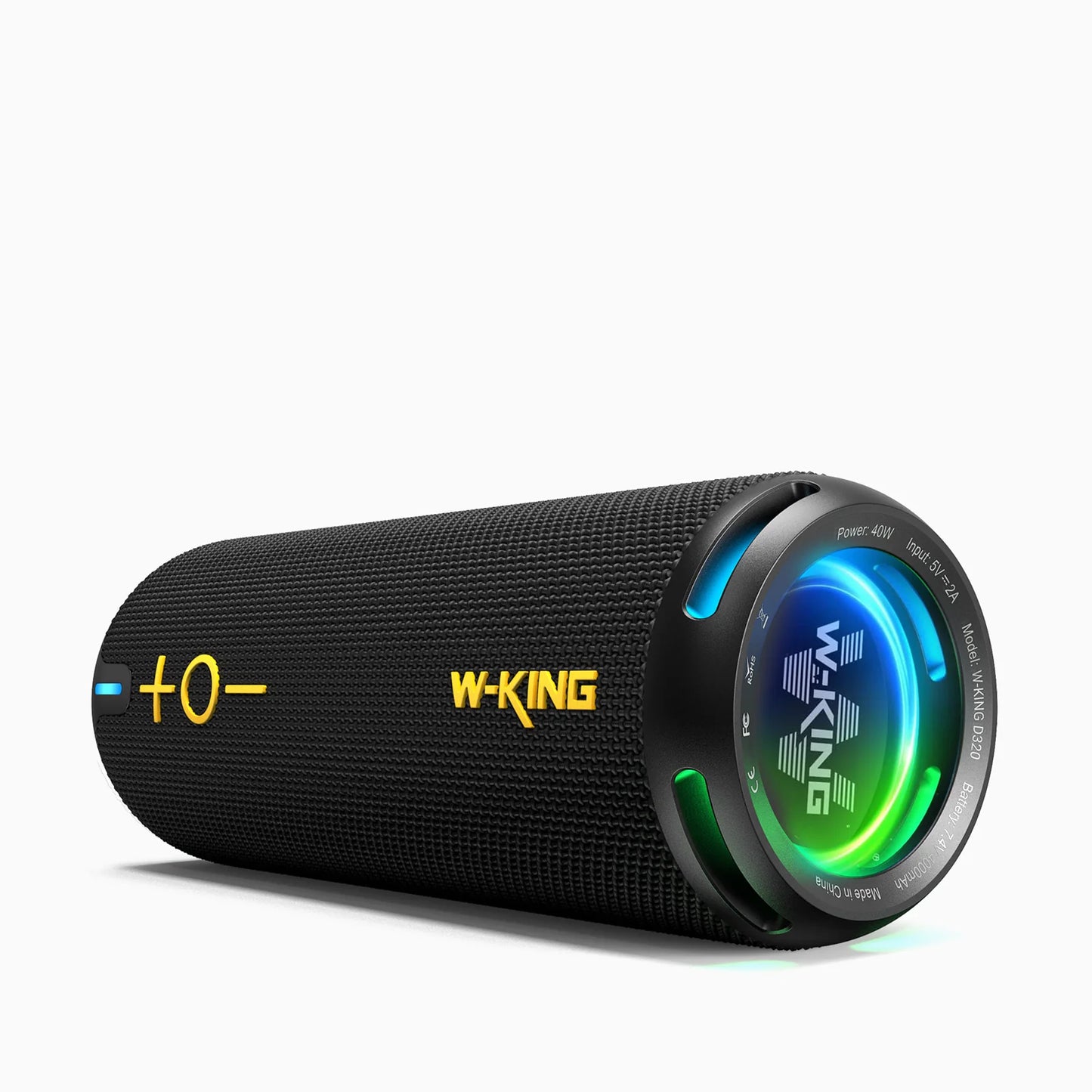 Enceinte Bluetooth compacte W-KING D320 40 W RMS pour les voyages