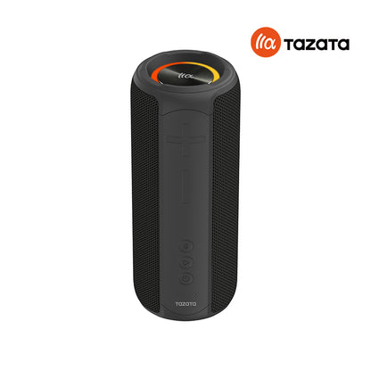 TAZATA PALM 300 - Enceinte Bluetooth portable sans fil de 1 kg avec une portée jusqu'à 9 mètres, étanche IPX7-30 watt- couleur noir