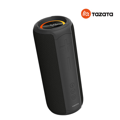 TAZATA PALM 300 - Enceinte Bluetooth portable sans fil de 1 kg avec une portée jusqu'à 9 mètres, étanche IPX7-30 watt- couleur noir