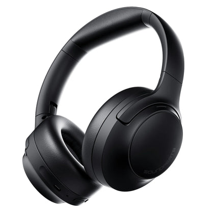 SOUNDPEATS Cove Pro Casque avec réduction de bruit active adaptative de 56 dB, 95 h d'autonomie et réduction de bruit active par IA à 7 microphones