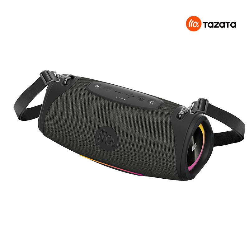 TAZATA BOOMBLAST PRO - Boombox de fête portable léger avec technologie de connectivité de disque USB