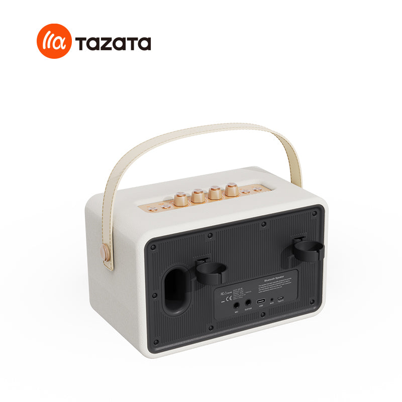 TAZATA HARMONY III - Microphone de support de haut-parleur Bluetooth avec port de guitare à plusieurs boutons à régler