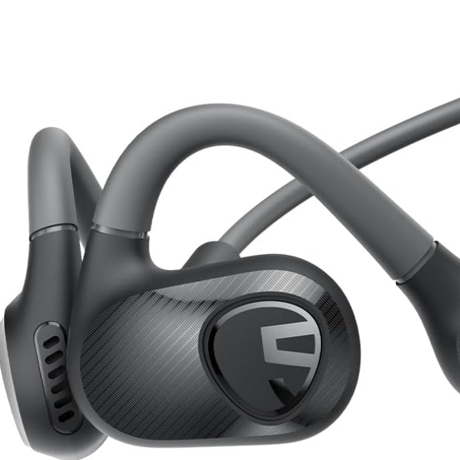SoundPEATS Runfree Lite2 Casque Ouvert Bluetooth 5.3, Écouteurs sans Fil à Conduction d'air, Conducteur de 16,2 mm pour des Basses Améliorées, 2 Micros pour des Appels Clairs, Ajustement Confortable