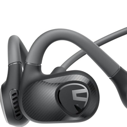 SoundPEATS Runfree Lite2 Casque Ouvert Bluetooth 5.3, Écouteurs sans Fil à Conduction d'air, Conducteur de 16,2 mm pour des Basses Améliorées, 2 Micros pour des Appels Clairs, Ajustement Confortable