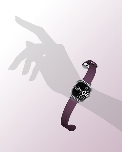Udfine Montre connectée Luna- Plus de 100 modes sportifs  Résistance à l'eau IP68 - Écran AMOLED de 1,7 pouce avec affichage permanent (AOD) - Alertes d'appels et de messages Bluetooth -