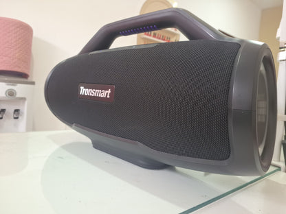 Tronsmart Bang Max  - 24 heure d'autonomie-  Étanchéité IPX6  -  un son époustouflant de 130 W- Karaoké  jusqu'à 10 heures - Poids du produit 7kg