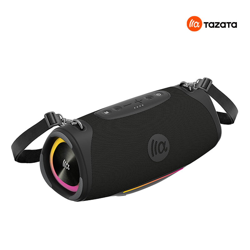 TAZATA BOOMBLAST PRO - Boombox de fête portable léger avec technologie de connectivité de disque USB
