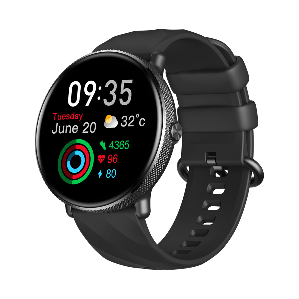 Zeblaze GTR 3 Pro - Montre connectée AMOLED 1,43" - 1000 nits - 14 jours - IP68-Noir
