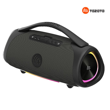 TAZATA BOOMBLAST MAX - Stéréo de fête sans fil étanche IPX7 avec une autonomie de 4 à 10 heures