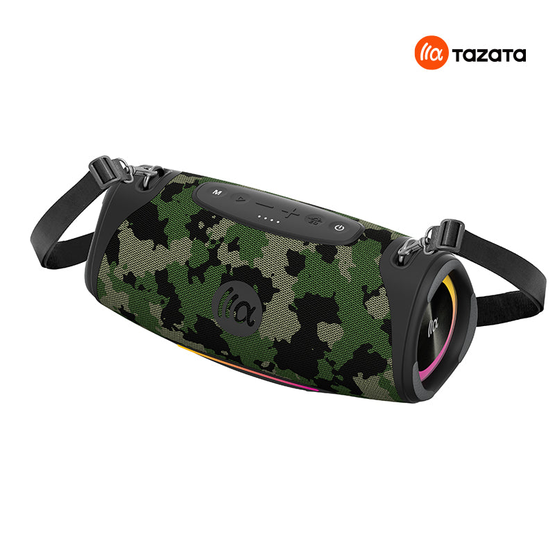TAZATA BOOMBLAST PRO - Boombox de fête portable léger avec technologie de connectivité de disque USB