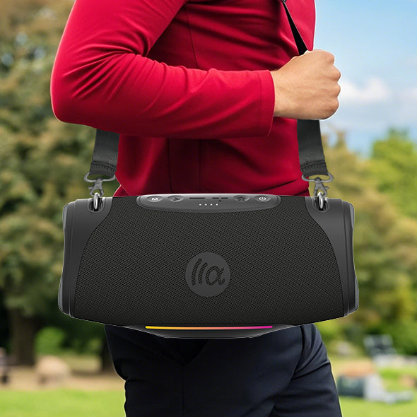 TAZATA BOOMBLAST PRO - Boombox de fête portable léger avec technologie de connectivité de disque USB