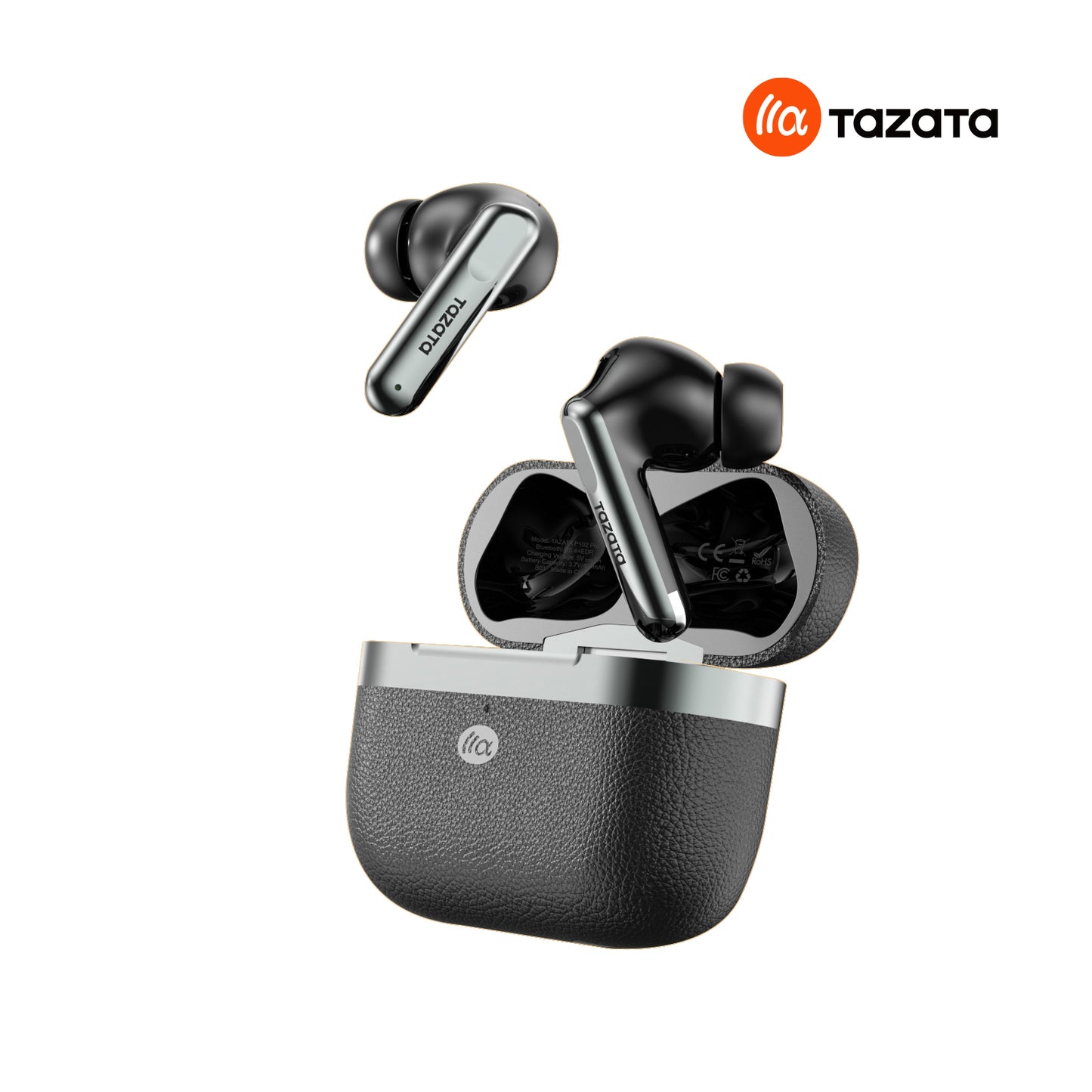 TAZATA TAURUS V - Écouteurs sans fil Eeaphone Bluetooth V5.4 avec réduction de bruit active (ANC) de -42 dB