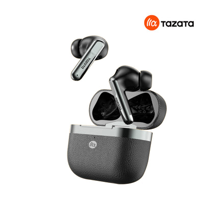 TAZATA TAURUS V - Écouteurs sans fil Eeaphone Bluetooth V5.4 avec réduction de bruit active (ANC) de -42 dB