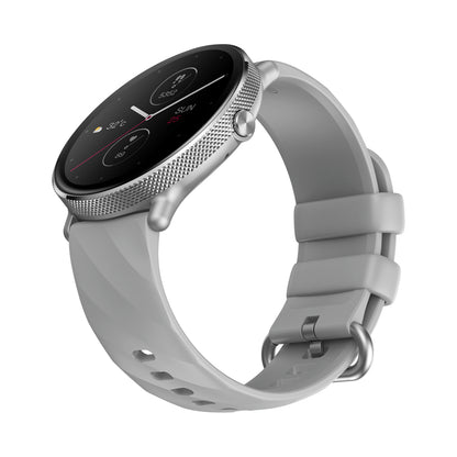 Zeblaze GTR 3 Pro - Montre connectée AMOLED 1,43" - 1000 nits - 14 jours - IP68-argent