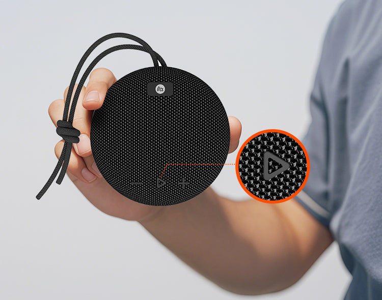 TAZATA PALM 5 - Haut-parleur Bluetooth portable étanche IPX7 avec microphone intégré