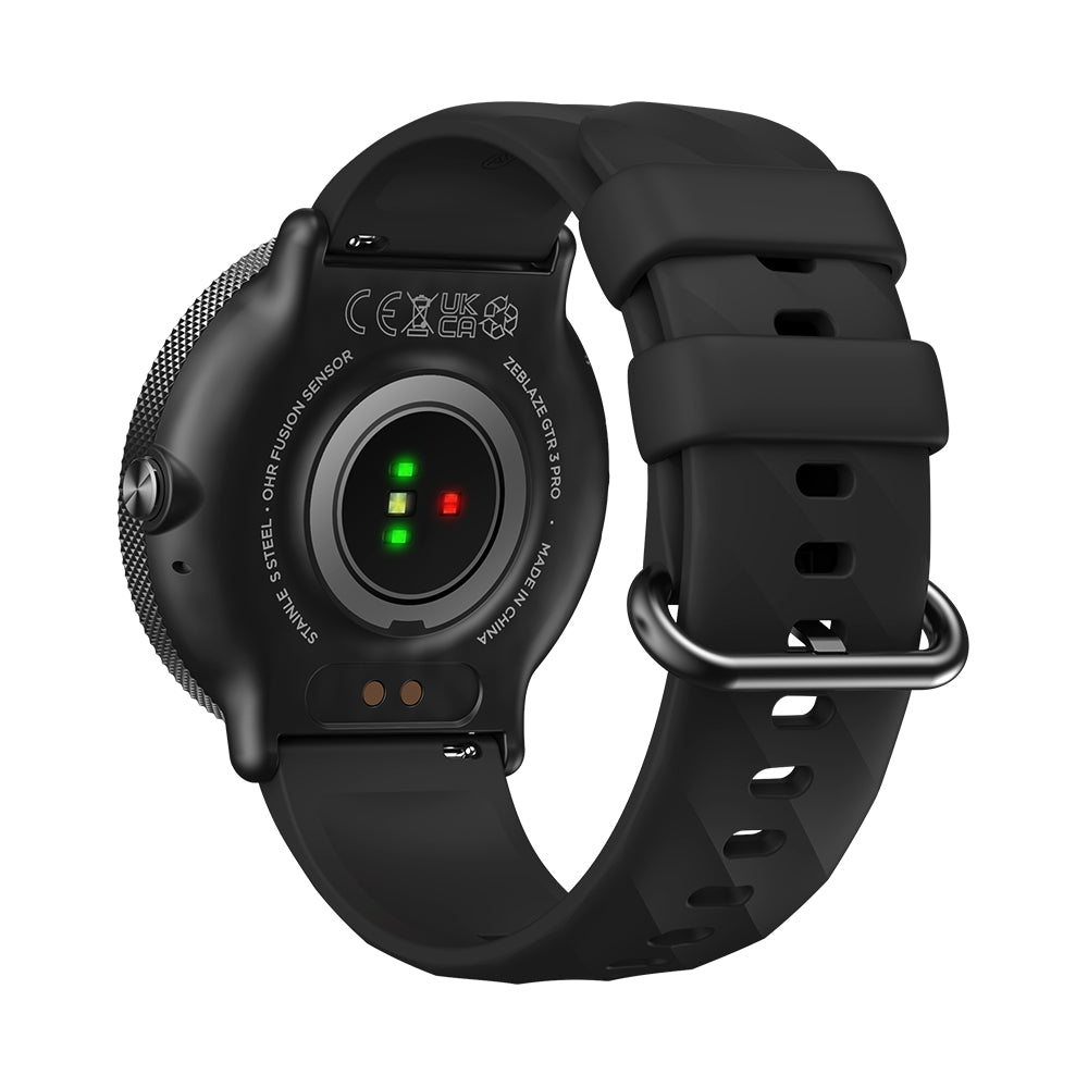 Zeblaze GTR 3 Pro - Montre connectée AMOLED 1,43" - 1000 nits - 14 jours - IP68-Noir