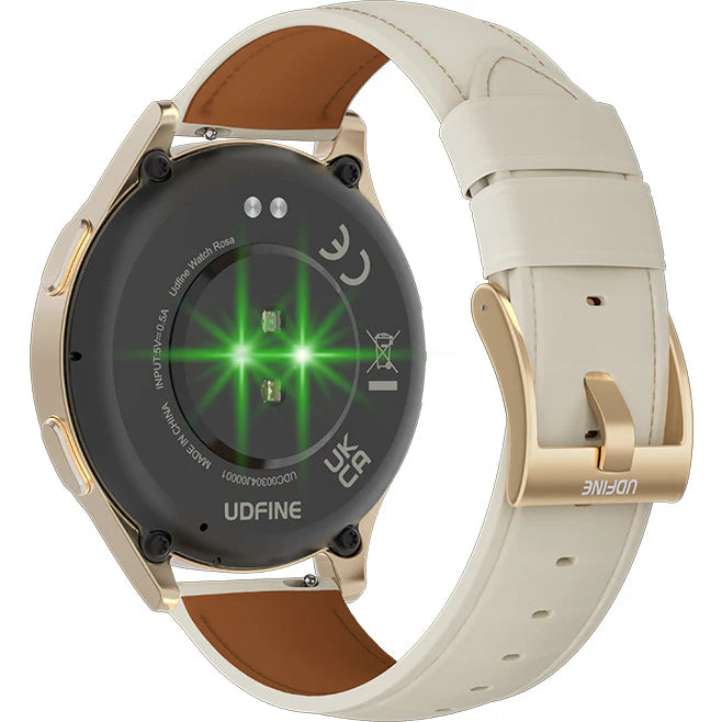 Udfine Montre connectée Rosa - GPS intégré - deux bracelets
