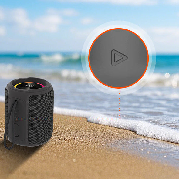 TAZATA PALM 100 - Système de haut-parleur Bluetooth extérieur 16 W avec mains d'appel gratuit étanche IPX7