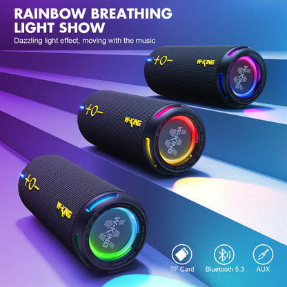 Enceinte Bluetooth compacte W-KING D320 40 W RMS pour les voyages