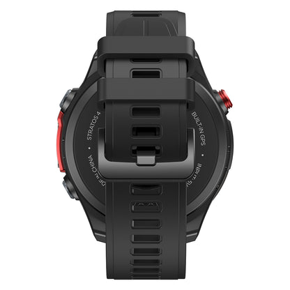 Zeblaze Stratos 4 - Montre GPS 1000 nits - 30j - 170 sports - 5ATM - Acier - BT