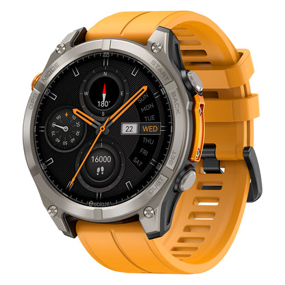 Zeblaze Stratos 4 - Montre GPS 1000 nits - 30j - 170 sports - 5ATM - Acier - BT