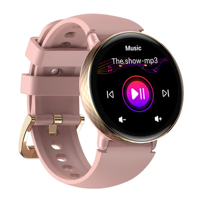 Zeblaze Lily 2 - Montre connectée élégante pour femme -Ecran AMOLED- Écran tactile -Bracelet en silicone durable et confortable- Capacité de la batterie 200 mAh - Appel vocal - Poids 34,6 g