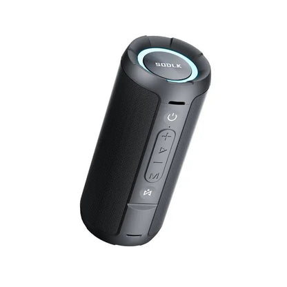 SODLK T21 - Enceinte sans fil portable , son stéréo puissant de 60 W, 12 heures d'autonomie, TWS et étanche IPX7, idéale pour les voyages et la maison
