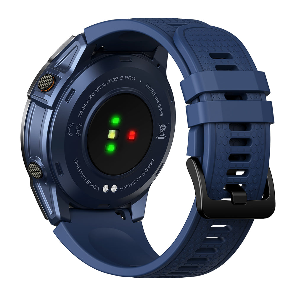 Zeblaze Stratos 3 Pro - GPS AMOLED 1000 nits - Boîtier métal & acier - 60 jours