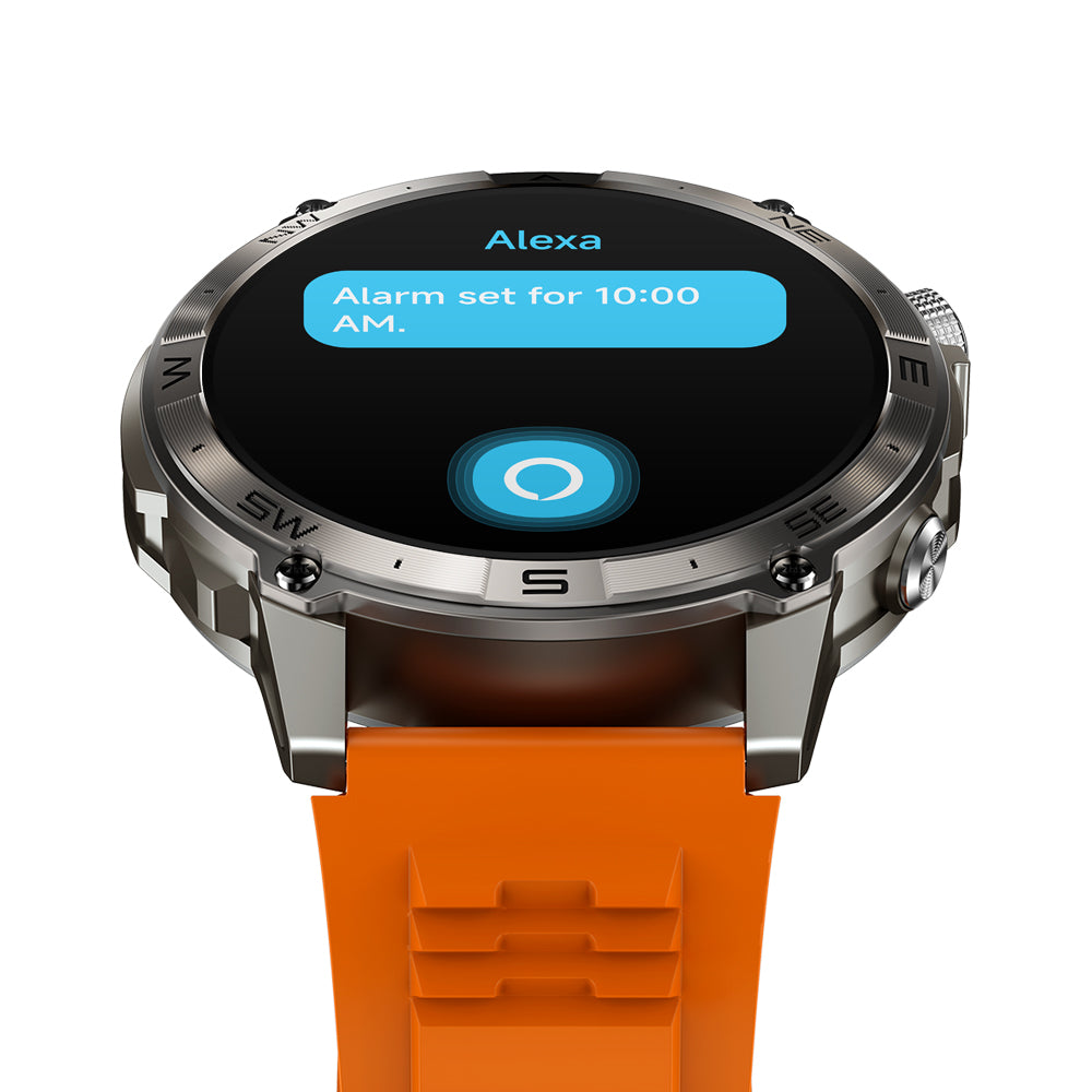 Zeblaze Stratos 2 Plus - Montre connectée GPS, 27j batterie, 1000 nits, Acier inoxydable