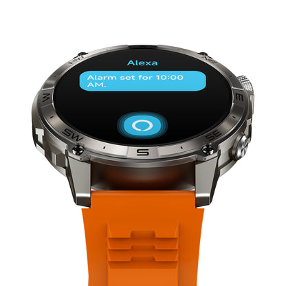 Zeblaze Stratos 2 Plus - Montre connectée GPS, 27j batterie, 1000 nits, Acier inoxydable