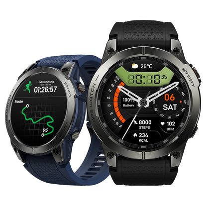 Zeblaze Stratos 3 Pro - GPS AMOLED 1000 nits - Boîtier métal & acier - 60 jours